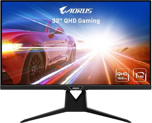 AORUS FI32Q 32 بوصة 1440p HBR3، متوافق مع NVIDIA G-SYNC، ANC مدمج حصري، KVM، شاشة 2560x1440، وقت استجابة 1 مللي ثانية، 94% DCI-P3، 1x DisplayPort 1.4، 2X HDMI 2.0، 2X USB 3.0، 1x USB C (متجدد) in Kuwait