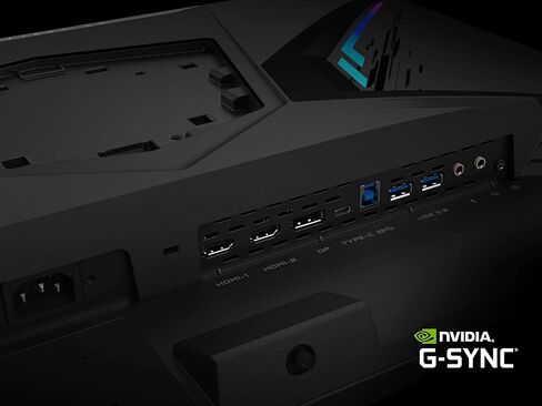 AORUS FI32Q 32 بوصة 1440p HBR3، متوافق مع NVIDIA G-SYNC، ANC مدمج حصري، KVM، شاشة 2560x1440، وقت استجابة 1 مللي ثانية، 94% DCI-P3، 1x DisplayPort 1.4، 2X HDMI 2.0، 2X USB 3.0، 1x USB C (متجدد) in Kuwait