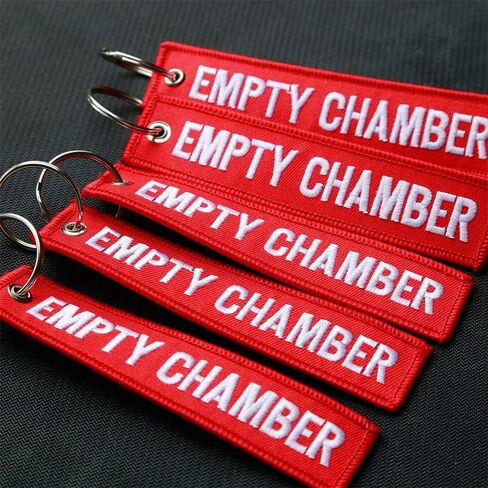 2Pack Chamber Safety Flag Fits Rifle Handguns Shotgun Pistol, Universal Compatibility Keychain Empty Chamber Tags in Saudi Arabia