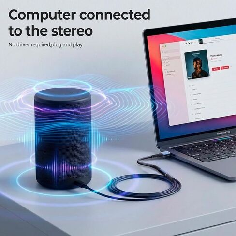 محول صوت جاك USB إلى 3.5 مم، محول صوت جاك بطاقة الصوت الخارجية مع محول ستيريو Aux 3.5 مم متوافق مع سماعات الرأس والكمبيوتر الشخصي والكمبيوتر المحمول وMac وLinux وأجهزة الكمبيوتر المكتبية وPS5 وPS4 والمزيد من الأجهزة، التوصيل والتشغيل in Kuwait