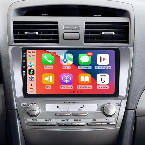 ستيريو راديو السيارة لسيارة Toyota Camry 2006-2011،9 بوصة Android 13 وحدة رئيسية تعمل باللمس، CarPlay اللاسلكي وAndroid Auto، نظام ملاحة GPS، كاميرا احتياطية عالية الدقة، وصلة مرآة، WiFi 6، بلوتوث 5.4، FM، SWC in Kuwait