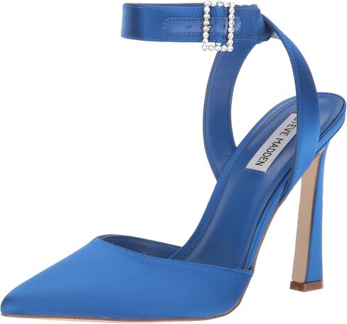 صندل Steve Madden Sarantos من الدانتيل الطبيعي بشريط للكاحل ومقدمة مدببة وكعب ستيليتو (دانتيل طبيعي، 11) in Kuwait