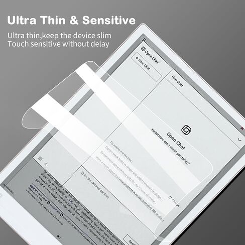 واقي شاشة مضاد للوهج لجهاز iflytek AINOTE 2 مقاس 10.65 بوصة (إصدار 2025) مضاد لبصمات الأصابع، مقاوم للخدش، ملمس ورقي، طبقة ناعمة من مادة PET، عبوتان (غير لامع) in Kuwait
