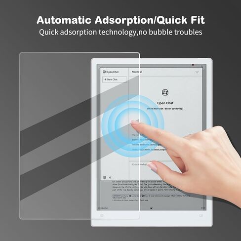واقي شاشة مضاد للوهج لجهاز iflytek AINOTE 2 مقاس 10.65 بوصة (إصدار 2025) مضاد لبصمات الأصابع، مقاوم للخدش، ملمس ورقي، طبقة ناعمة من مادة PET، عبوتان (غير لامع) in Kuwait