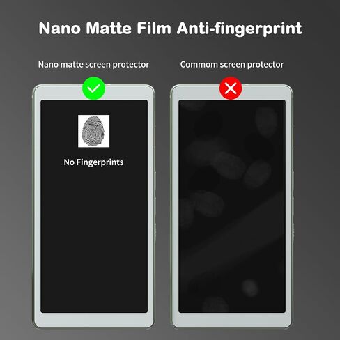 واقي شاشة مضاد للوهج لقارئ VIWOODS AiPaper وقارئ AiPaper C 6.13 بوصة | ملمس نسيج الورق | مضاد لبصمات الأصابع | مضاد للخدش | طبقة ناعمة من جلد نانو غير لامع | عبوة من قطعتين | (غير لامع) in Kuwait