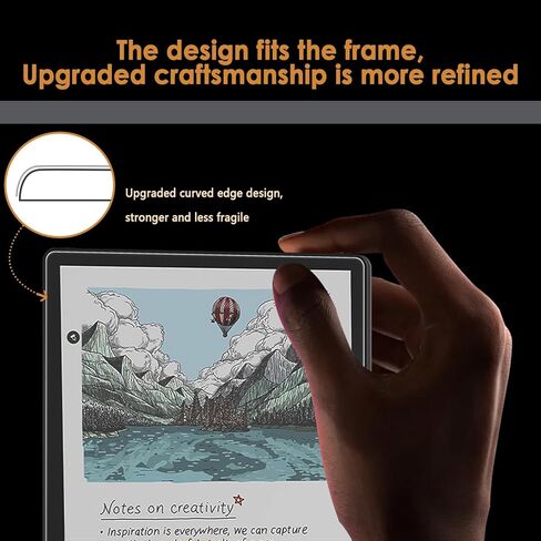 واقي شاشة مكون من قطعتين متوافق مع Kindle Scribe 11" 2025 / Kindle Scribe Colorsoft 11" 2025، زجاج مقسى [وضوح HD] [9 صلابة] [مضاد للخدش] [سهل التركيب] in Saudi Arabia