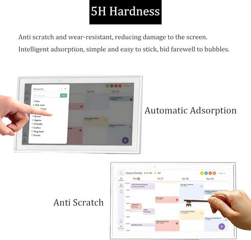 i-Tensodo Anti Blue Light Screen Protector for 27 Inch Digital Calendar Wall Touch Screen, Eye Protection UV Blocker Blue Light Anti Glare Film Filter, Anti Scratch in Saudi Arabia