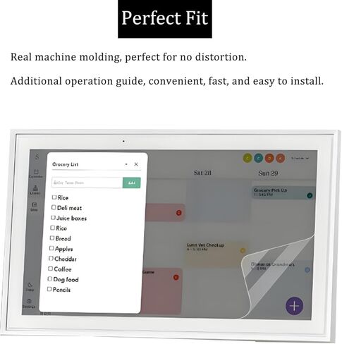 i-Tensodo Anti Blue Light Screen Protector for 27 Inch Digital Calendar Wall Touch Screen, Eye Protection UV Blocker Blue Light Anti Glare Film Filter, Anti Scratch in Saudi Arabia