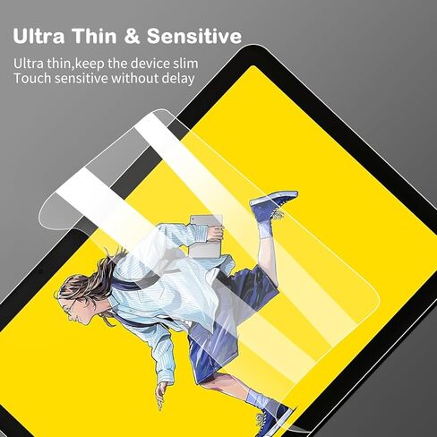 واقي شاشة مضاد للوهج لجهاز Wacom MovinkPad 11 للرسم، مضاد لبصمات الأصابع، مقاوم للخدش، ملمس ورق نانو غير لامع PET، عبوتان (غير لامع) in Kuwait