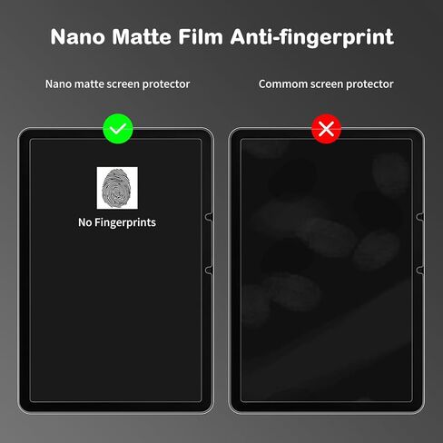 واقي شاشة مضاد للوهج لجهاز Wacom MovinkPad 11 للرسم، مضاد لبصمات الأصابع، مقاوم للخدش، ملمس ورق نانو غير لامع PET، عبوتان (غير لامع) in Kuwait
