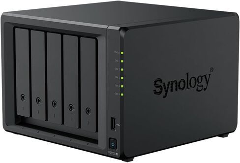 Synology DS1525+(2X 2.5GbE Ports, Ryzen V1500B, 8GB RAM) 5-Bay 20TB Bundle with 5X 4TB WD Red Plus HDDs in Saudi Arabia
