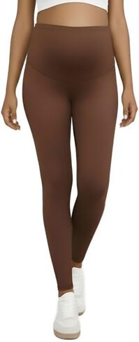 Motherhood Maternity Women's Over The Belly Workout Activewear Pregnancy Leggings in Saudi Arabia