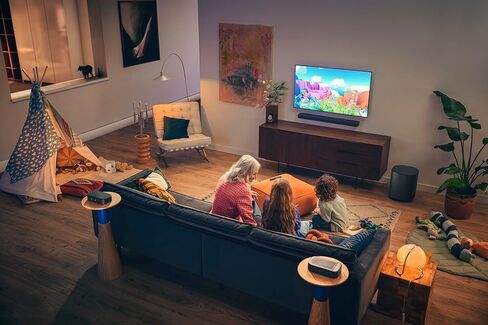 نظام مكبرات الصوت JBL Bar 1000MK2-7.1.4 قناة مع مكبرات صوت محيطية قابلة للفصل، MultiBeam 3.0™، Dolby Atmos® وDTS:X®، 480W RMS مع 10 بوصات فرعية ويعمل مع مكبرات الصوت التي تدعم المساعد الصوتي (أسود) in Saudi Arabia