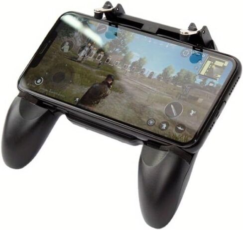 W10 New Mobile Phone Gaming Accessories Game Controller for PUBG Aim Shooting Gamepad Joystick Trigger Button for iPhone Android in Saudi Arabia