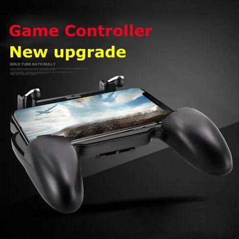 W10 New Mobile Phone Gaming Accessories Game Controller for PUBG Aim Shooting Gamepad Joystick Trigger Button for iPhone Android in Saudi Arabia