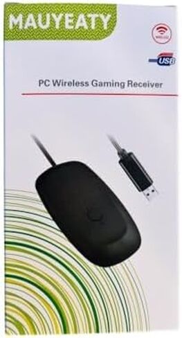 Game Controller Adapter, Effective Range 30 feet, Compatible with Windows 11/10, Supports up to 4 Controllers & headsets (Black) in Saudi Arabia