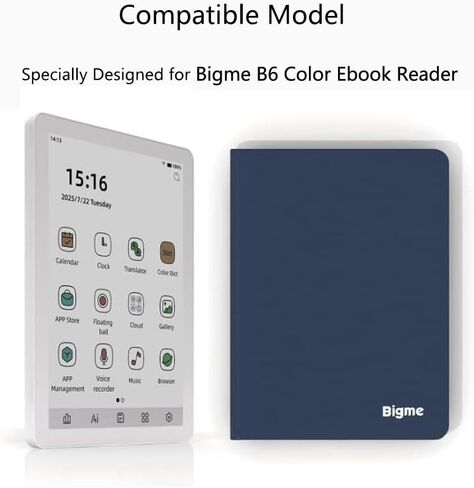 for Bigme B6 eBook Reader Screen Protector [3 Pack] HD Clear Soft PET Film [Anti-Fingerprint] [Anti-Scratch] [Bubble Free] Compatible for Bigme B6 Color eBook Reader 6 Inch e-Paper Tablet in Saudi Arabia
