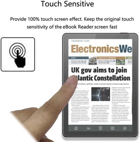 for Bigme B6 eBook Reader Screen Protector [3 Pack] HD Clear Soft PET Film [Anti-Fingerprint] [Anti-Scratch] [Bubble Free] Compatible for Bigme B6 Color eBook Reader 6 Inch e-Paper Tablet in Saudi Arabia