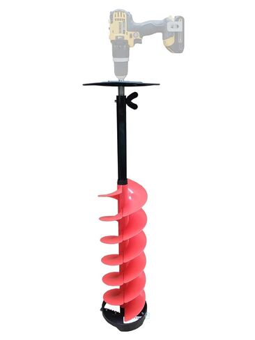 Brocraft Ice Auger، قطر 8 بوصات مثقاب لصيد الأسماك على الجليد / 8 بوصات مثقاب ثلج مع محول مثقاب وقرص سدادة لصيد الأسماك على الجليد in Saudi Arabia