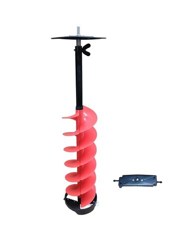 Brocraft Ice Auger، قطر 8 بوصات مثقاب لصيد الأسماك على الجليد / 8 بوصات مثقاب ثلج مع محول مثقاب وقرص سدادة لصيد الأسماك على الجليد in Saudi Arabia