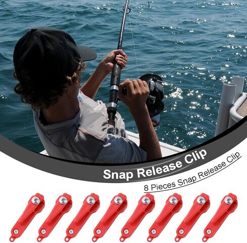 Pack of 8 Heavy Tension Snapper Weight Release Clip Downrigger Outrigger Release Clip Long Line Snaps for Planer Board Offshore Fishing in Saudi Arabia