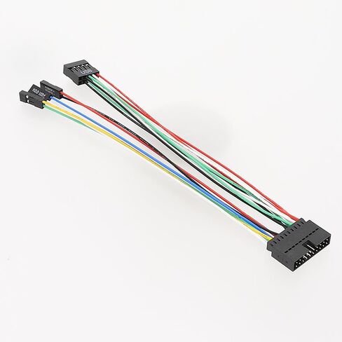 كابل تعديل هيكل خادم HP Gen8، 20PIN إلى USB/Power SW/HDD LED/كابل محول LED للطاقة لحالة HP Gen8 إلى اللوحة الأم القياسية، خطأ مضاد للإدراج، موصل متين in Saudi Arabia