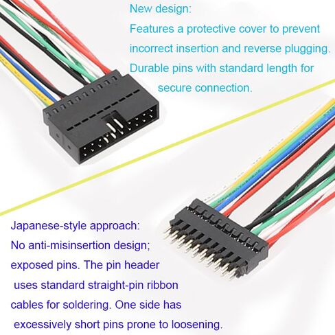 كابل تعديل هيكل خادم HP Gen8، 20PIN إلى USB/Power SW/HDD LED/كابل محول LED للطاقة لحالة HP Gen8 إلى اللوحة الأم القياسية، خطأ مضاد للإدراج، موصل متين in Saudi Arabia