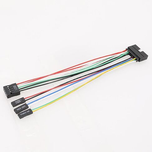 كابل تعديل هيكل خادم HP Gen8، 20PIN إلى USB/Power SW/HDD LED/كابل محول LED للطاقة لحالة HP Gen8 إلى اللوحة الأم القياسية، خطأ مضاد للإدراج، موصل متين in Saudi Arabia