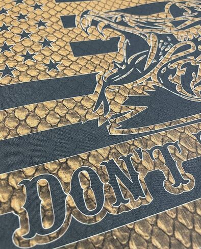 MFG Yellow Snakeskin Gadsden Don't Tread ON ME USA Flag Gun Cleaning MAT 12inch x 22inch. Made in The USA. Free Wallet Bottle Opener Included. , X-Large in Kuwait