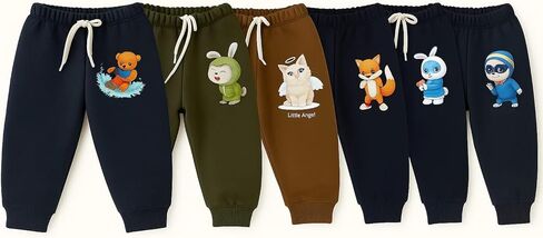 Baby Boys' Toddler 6-Pack Jogger Pants in Saudi Arabia