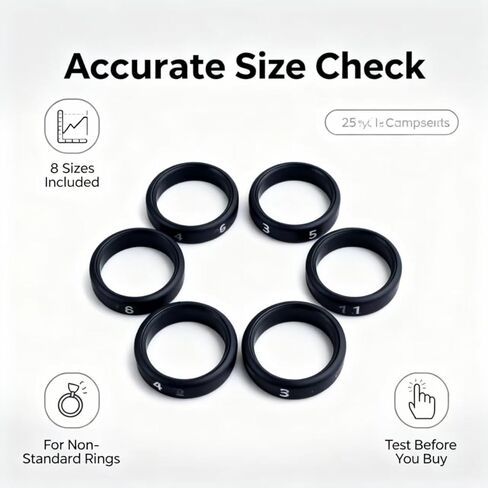 حلقة صحية ذكية من KIRAMA للنساء والرجال لتتبع اللياقة البدنية مع معدل ضربات القلب، تدعم مراقبة النوم وتسجيل التمارين، مقاومة للماء IP68 لأجهزة iOS وAndroid، بدون رسوم تطبيق، تصميم رفيع للغاية (ذهبي، 16) in Kuwait