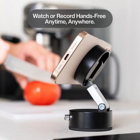 Statik HyperMount®(Gen 2) حامل هاتف مفرغ - حامل هاتف مغناطيسي، حامل هاتف سيارة بختم مفرغ، يستخدم على أي سطح، متوافق مع Apple MagSafe والحلقات المغناطيسية المضمنة لأجهزة Android in Kuwait