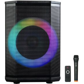 Supersonic IQ Sound IQ-6708DJBT Portable Bluetooth Speaker- Unleash Powerful Sound, Dazzling Light Show, Tiltable Audio Enhancement, USB/SD/AUX Input, TWS, and FM Radio (8 inch) in Kuwait