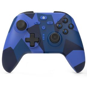 BETMI لوحدة تحكم Xbox اللاسلكية مع محول 2.4 جيجا هرتز/ماكرو قابل للبرمجة/قابل لإعادة التعيين/اهتزاز مزدوج/وظيفة توربو، وحدة تحكم ألعاب متوافقة مع Xbox One، Xbox Series X/S، الكمبيوتر الشخصي (أزرق مموه) in Kuwait