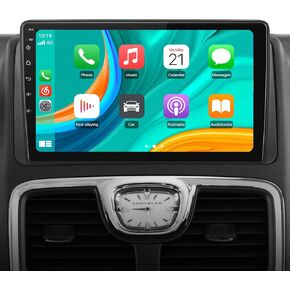 Junsun [4GB+64GB] Car Radio Stereo for Dodge Grand Caravan 2008-2020 Chrysler Town & Country 2011-2016 with CarPlay Android Auto 9'' Touch Screen GPS Navigation Bluetooth WiFi in Saudi Arabia