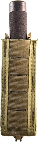 High Speed Gear - Duty Extended Pistol/Baton Taco Pouch – Sleek, Hidden Bungee Design – MOLLE & Belt Mount – Made in USA in Saudi Arabia