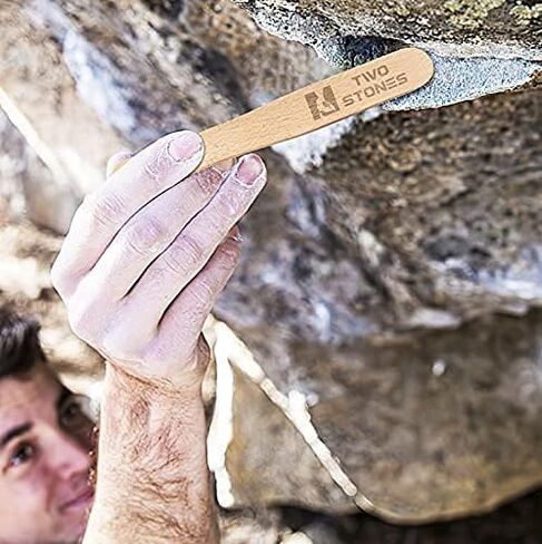 Premium Rock Climbing Brush with Thick Ultra Durable Boar's Hair Bristles, Bouldering Brush with Strong Handle, Uni-Sex Boulder Brushes as Rock Climbing Gift (CJ-CB2001A +CJ-CB2045B) in Kuwait