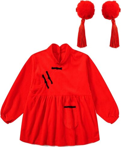 Baby Girl Chinese New Year Traditional Dress Spring Festival Dress in Saudi Arabia