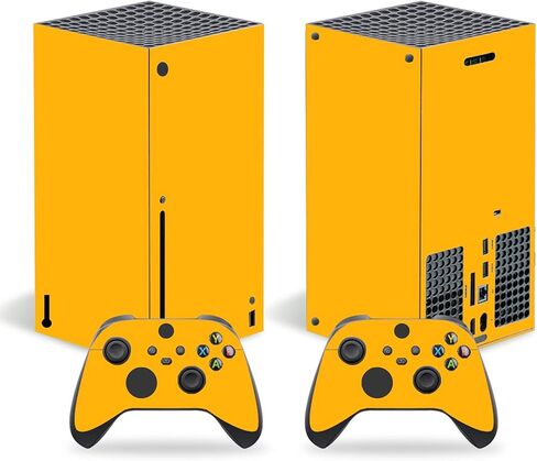ملصق جلدي لجهاز Xbox Series X، غطاء واقٍ ملتف من الفينيل متوافق مع وحدة التحكم ووحدة التحكم اللاسلكية (رمادي) in Kuwait