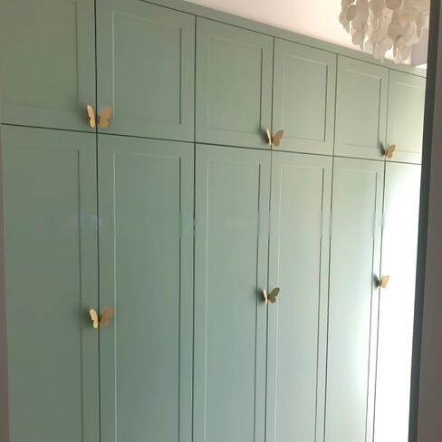 Drawer Furniture Handles Butterfly Shaped Decorative Pulls for Cabinets Dressers Storage Boxes(Left-1Pc) in Saudi Arabia