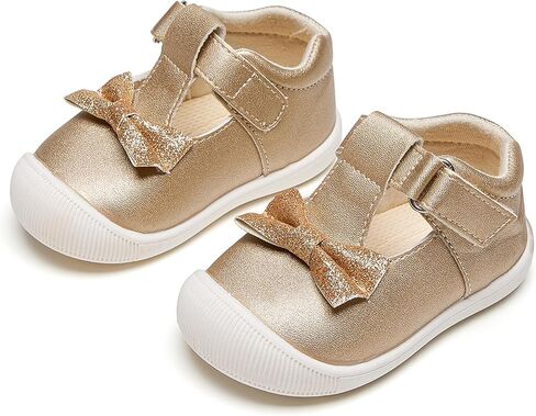 Kiderence Baby Girls Prewalker Mary Jane Flats Bowknot Princess Dress Shoes (Infant/Toddler) in Saudi Arabia