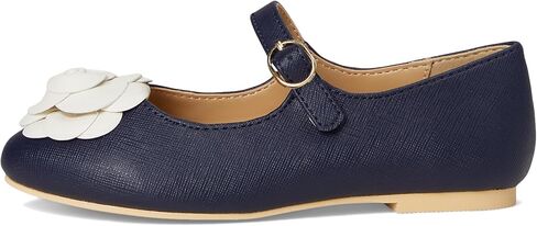 Janie and Jack Baby-Girl's Navy Flower Flats (Toddler/Little Big Kid) Ballet in Saudi Arabia