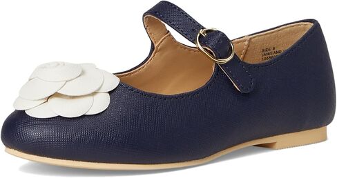 Janie and Jack Baby-Girl's Navy Flower Flats (Toddler/Little Big Kid) Ballet in Saudi Arabia