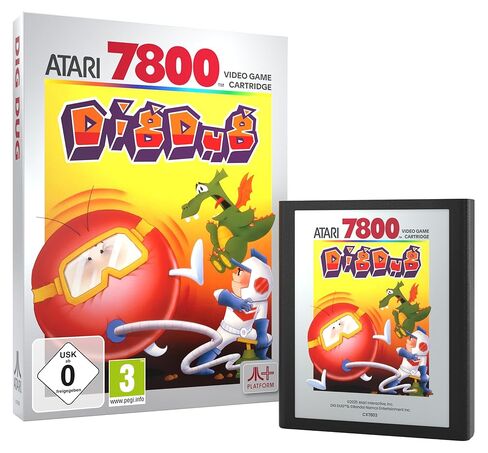 DIG DUG (متوافق مع أنظمة ألعاب الفيديو Atari 2600+ وAtari 7800+ وAtari 7800) in Kuwait