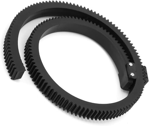 Zerodis Focus Gear Rings Follow Focus Levers Follow Len Gear Belt Rings Compatible with 1.8 to 3.6in Lenses Quick Lock Adjustable Lens Belt for Camera Accessories in Saudi Arabia