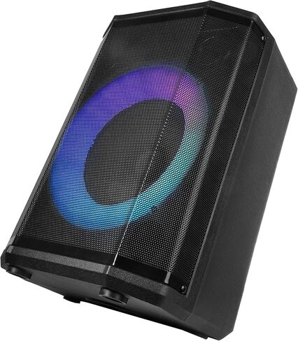 Supersonic IQ Sound IQ-6708DJBT Portable Bluetooth Speaker- Unleash Powerful Sound, Dazzling Light Show, Tiltable Audio Enhancement, USB/SD/AUX Input, TWS, and FM Radio (8 inch) in Saudi Arabia