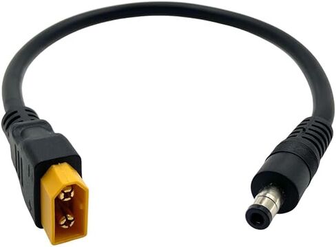 كابل DC5521 ذكر إلى XT60 أنثى 14AWG، خط كابل XT60 إلى DC 5.5 مم × 2.1 مم سلك طاقة تيار مستمر لإمداد طاقة عرض FPV 30 سم (1 قدم) in Kuwait