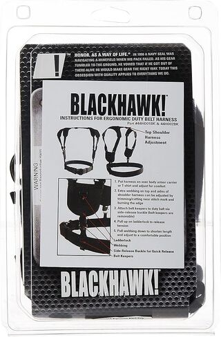 BLACKHAWK Ergonomic Black Duty Belt Harness in Saudi Arabia