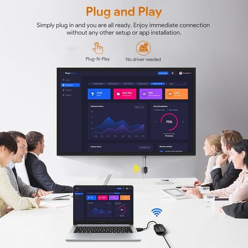 EPISTOLARY Wireless HDMI Transmitter and Receiver, HDMI Extender 165FT Long Range,Plug and Play, Support 2.4/5GHz for Streaming Video/Audio to TV/Monitor/Projector from PC/Camera/Laptop(Black) in Saudi Arabia