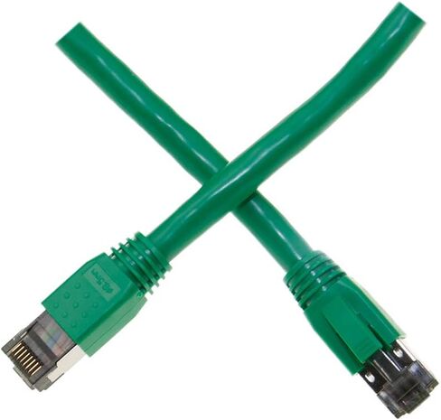 CableWholesale Cat8 S/FTP Ethernet Patch Cable، Boot، 40Gbps - 2000MHz، 4-Pair 24AWG الذين تقطعت بهم السبل من النحاس النقي، RJ45 محمي لوحة ذهبية موصل ذكر كابل تصحيح الإنترنت، أبيض، 2 قدم in Kuwait